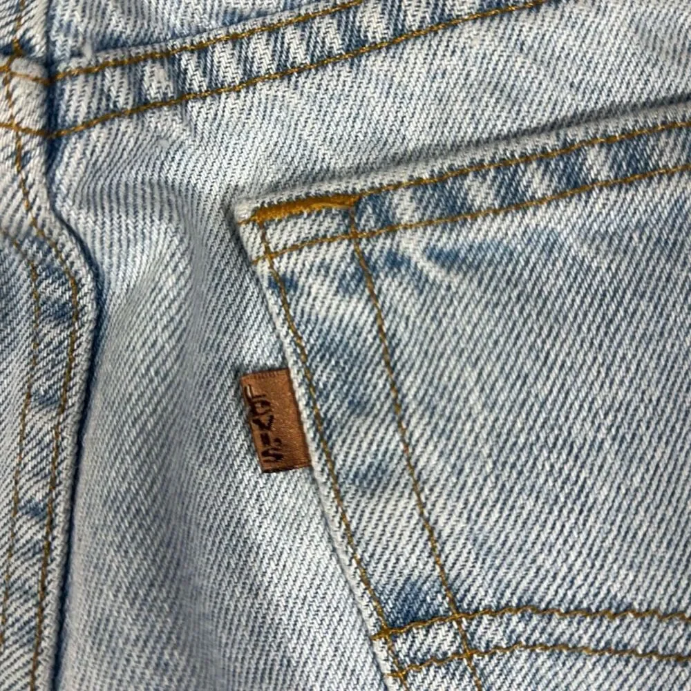 VTG‎ Levis Jeans Mens 40x32 Blue 540 Made In USA Brown Tab Western 90s Denim